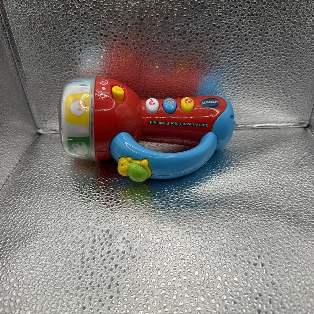 VTech Spin & Learn Color Kids Flashlight Musical & Lights Colors Works Tested